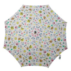 Summer Pattern Design Colorful Hook Handle Umbrellas (medium)
