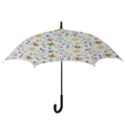 Summer Pattern Design Colorful Hook Handle Umbrellas (Medium) View3