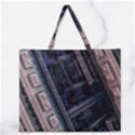 Fractal 3d Pattern Graphics Model Zipper Large Tote Bag View1