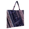 Fractal 3d Pattern Graphics Model Zipper Large Tote Bag View2