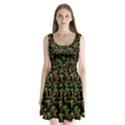 Carrots Pattern Split Back Mini Dress  View1