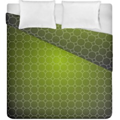 Hexagon Background Plaid Duvet Cover Double Side (king Size) by Mariart