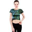 Hot Day In Dallas 8 Crew Neck Crop Top View1
