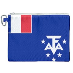 Flag Of The French Southern And Antarctic Lands, 1958 Canvas Cosmetic Bag (xxl) by abbeyz71