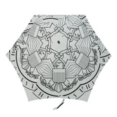 Seal Of Library Of Congress Mini Folding Umbrellas by abbeyz71