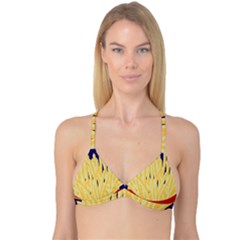 French Fries Potato Snacks Food Reversible Tri Bikini Top