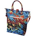 Graffiti Colourful Street Art Art Buckle Top Tote Bag View2