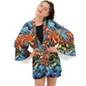 Graffiti Colourful Street Art Art Long Sleeve Kimono View1