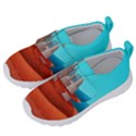 Castle Landscape Mountains Hills Kids  Velcro No Lace Shoes View2