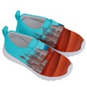 Castle Landscape Mountains Hills Kids  Velcro No Lace Shoes View3
