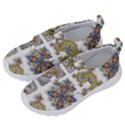 Abstract Texture Artistic Art Kids  Velcro No Lace Shoes View2