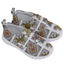 Abstract Texture Artistic Art Kids  Velcro No Lace Shoes View3