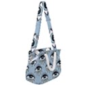 Eyes pattern Rope Handles Shoulder Strap Bag View2