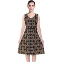 Butterflies In The Sky Giving Freedom V-Neck Midi Sleeveless Dress  View1