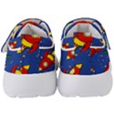 Space Rocket Pattern Kids  Velcro Strap Shoes View4
