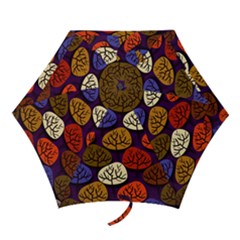Tree Pattern Background Mini Folding Umbrellas