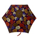Tree Pattern Background Mini Folding Umbrellas View1