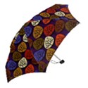 Tree Pattern Background Mini Folding Umbrellas View2