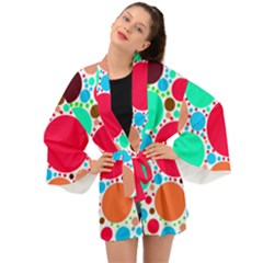 Dots Long Sleeve Kimono by impacteesstreetweareight