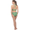 ABSTRACT-A-3 Halter Side Cut Swimsuit View2