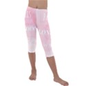 Paris, London, New York Kids  Lightweight Velour Capri Leggings  View1