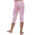 Paris, London, New York Kids  Lightweight Velour Capri Leggings  View4