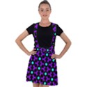 Textured Background Tile Pattern Velvet Suspender Skater Skirt View1