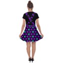 Textured Background Tile Pattern Velvet Suspender Skater Skirt View2