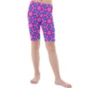 Pattern Pink Stars Texture Seamless Kids  Mid Length Swim Shorts View1