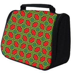 Pattern Modern Texture Seamless Red Yellow Green Full Print Travel Pouch (big) by Simbadda