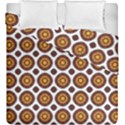 Pattern Fall Color White Background Duvet Cover Double Side (King Size) View2