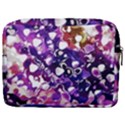 Paint Texture Purple Watercolor Make Up Pouch (Large) View2