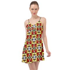 Church Pattern Church Texture Summer Time Chiffon Dress