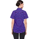 Kaleidoscope Abstract Background Women s Short Sleeve Shirt View2