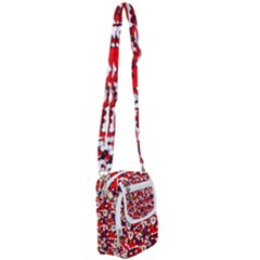 Nicholas Santa Christmas Pattern Shoulder Strap Belt Bag by Simbadda