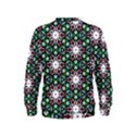 Stained Glass Pattern Church Window Kids  Sweatshirt View2