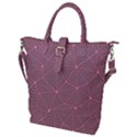 Triangle Background Abstract Buckle Top Tote Bag View1