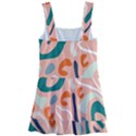 Organic Forms And Lines Seamless Pattern Kids  Layered Skirt Swimsuit View2