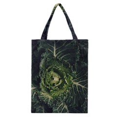 Plant Leaf Flower Green Produce Vegetable Botany Flora Cabbage Macro Photography Flowering Plant Classic Tote Bag by Vaneshart