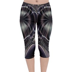 Digital Art Artwork Colorful Poster Velvet Capri Leggings 