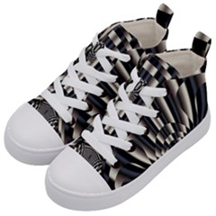 Abstract Art Art Design Modern Art Kids  Mid-top Canvas Sneakers