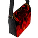 Digital Arts Fractals Futuristic Flap Closure Messenger Bag (S) View2