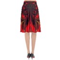 Digital Arts Fractals Futuristic Flared Midi Skirt View2