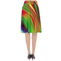 Artwork Digital Art Fractal Colors Flared Midi Skirt View2