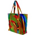 Artwork Digital Art Fractal Colors Zip Up Canvas Bag View1