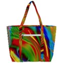 Artwork Digital Art Fractal Colors Zip Up Canvas Bag View3