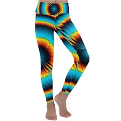 Art Artwork Fractal Digital Art Kids  Lightweight Velour Classic Yoga Leggings