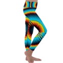 Art Artwork Fractal Digital Art Kids  Lightweight Velour Classic Yoga Leggings View3