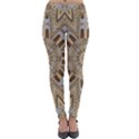 Wood And Wood With Hearts And More Wood Ornate Lightweight Velour Leggings View1
