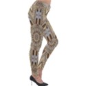 Wood And Wood With Hearts And More Wood Ornate Lightweight Velour Leggings View4